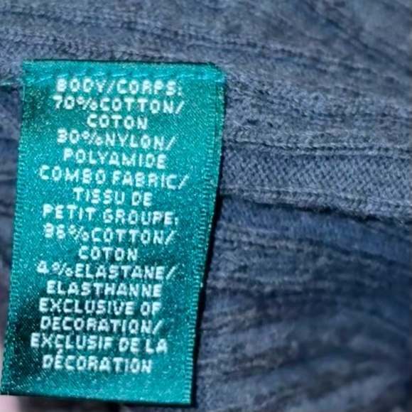 Lauren Ralph Lauren Size Medium Dark Gray Cable Knit Collared Sweater Dress - Picture 8 of 8